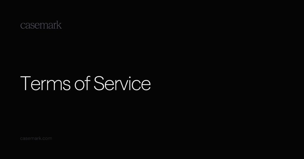 Terms of Service